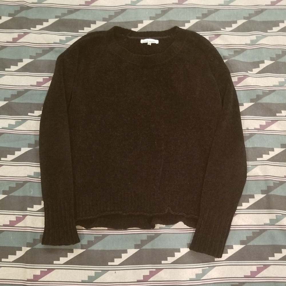 Black Chenille Sweater